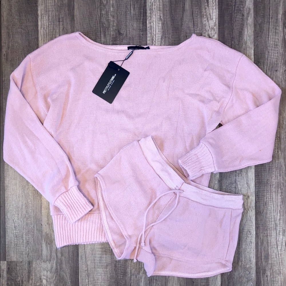 Sweater and shorts